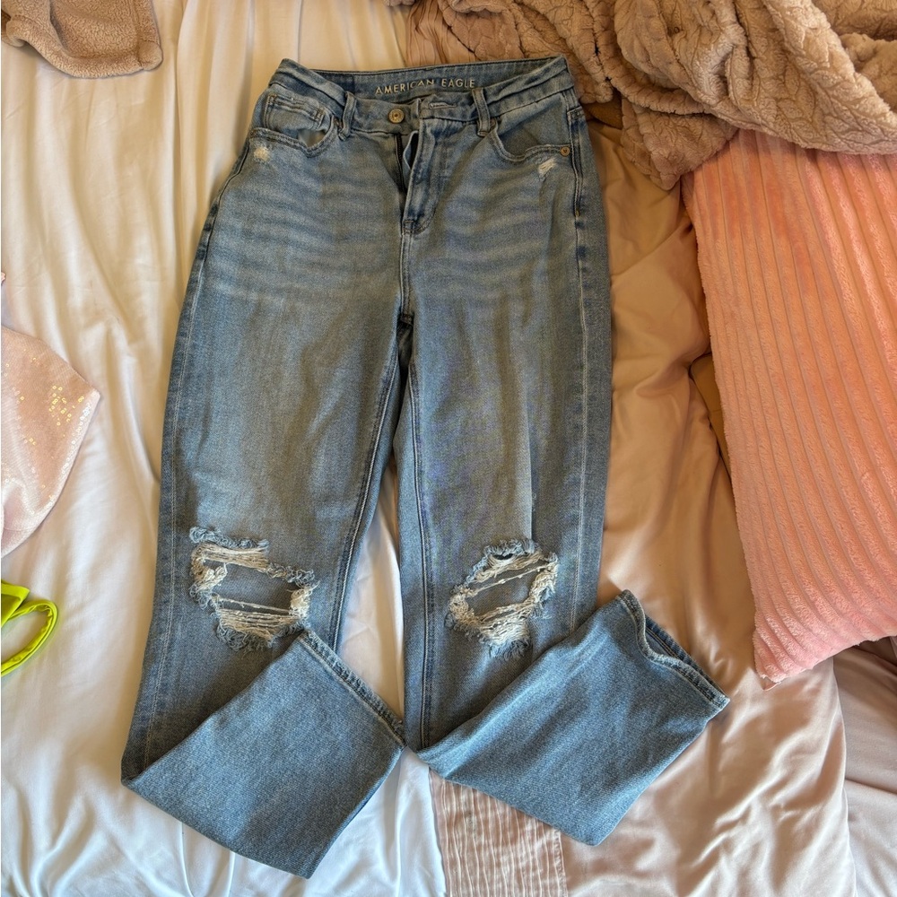 American eagle curvy mom jeans